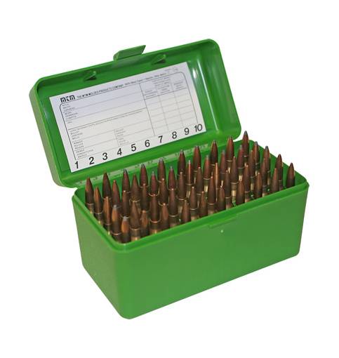 MTM Case-Gard RL50 Ammo Box Green