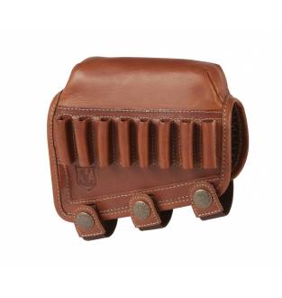 Riserva Brown Leather Cheek Piece/Comb Raiser