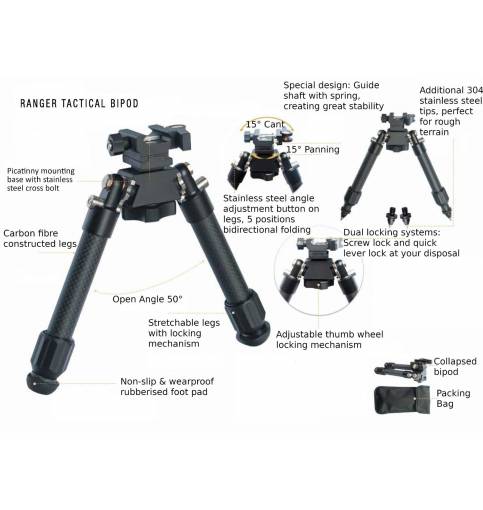 Ranger Tactical Bipod - Standard