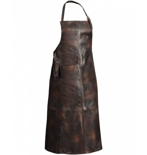 Chevalier Butcher Leather Apron Brown