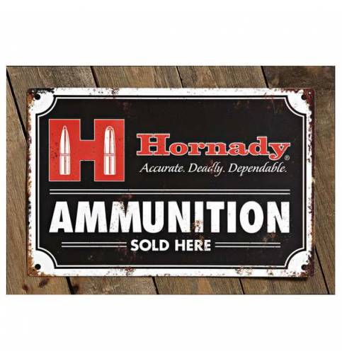 Hornady Decorative Ammo Tin Sign