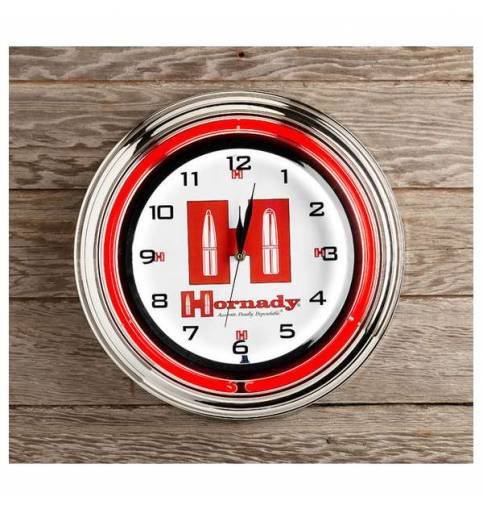 Hornady 17" Neon Clock