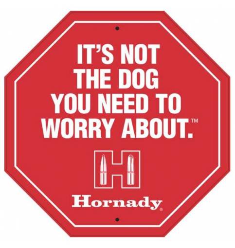 Hornady Stop Sign 15" x 15" Tin Sign