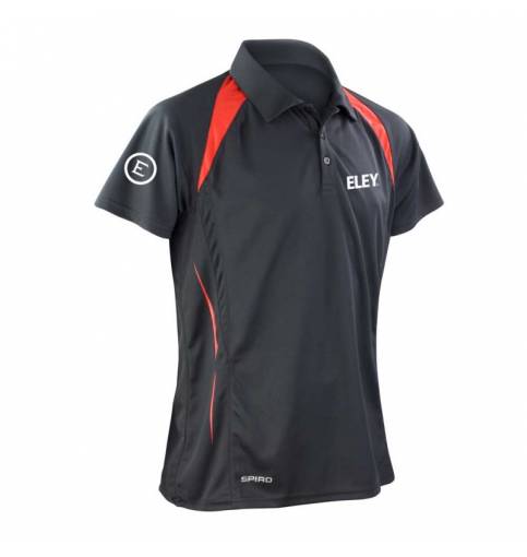 ELEY Tech Polo Shirt Black/Red