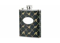 Bisley 6oz Game Pattern Flask