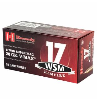 Hornady Varmint Express .17 WSM 20gr V-MAX (Box of 50)