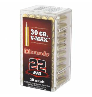 Hornady Varmint Express .22 WMR 30gr V-MAX (Box of 50)