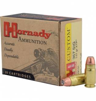 Hornady Custom .357 Sig 147gr JHP XTP (Box of 20)