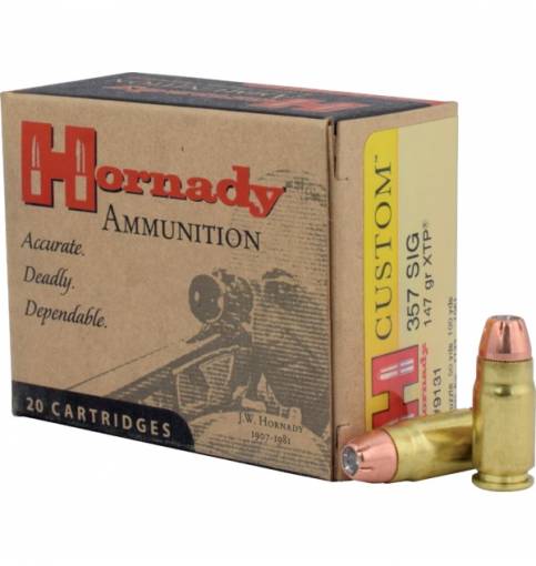 Hornady Custom .357 Sig 147gr JHP XTP (Box of 20)