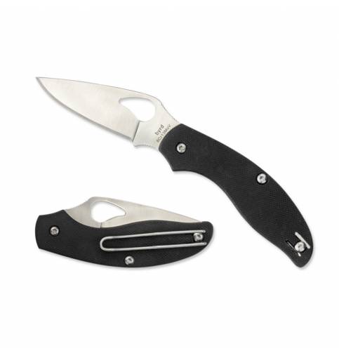 Spyderco Byrd Tern Slipit P'Edge Blk G-10 2.75"