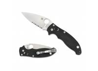 Spyderco Manix 2 P'Edge Blk G-10 3.37"