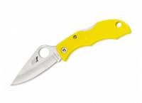 Spyderco Ladybug 3 Salt LWT Plain Edge Yellow FRN 1.93"