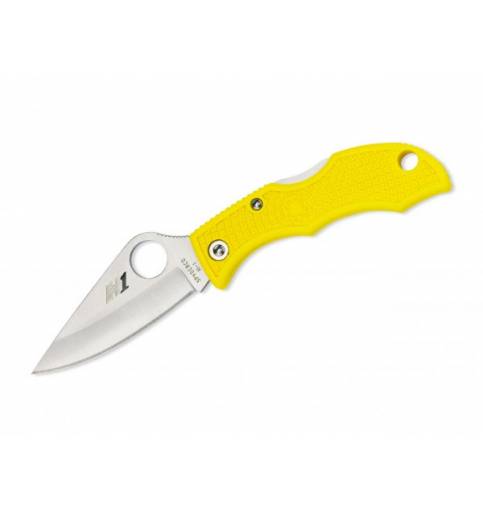 Spyderco Ladybug 3 Salt LWT Plain Edge Yellow FRN 1.93"