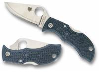 Spyderco SP Manbug LWT V-Toku2/SUS310 Plain Edge Blue/Grey FRN 1.97"