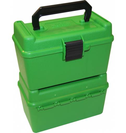 MTM Case-Gard H50RL Rifle Ammo Box with Handle | Shooting Sports UK