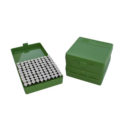 MTM Case-Gard P10044 Pistol Ammo Box Green