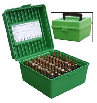 MTM Case-Gard R100 Ammo Box Green