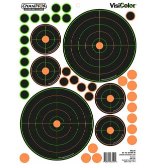 Champion Visicolor 50 Yd Sight-in 5 Pack, Card