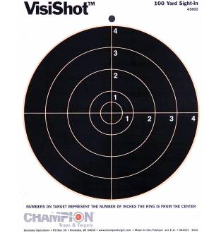 Champion Visishot Circle 8" Target 10 Pack, Card