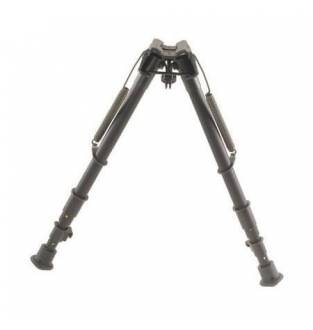 Harris 1A2 Series 12 to 25 Inch Bipod Smooth Leg Fixed Base