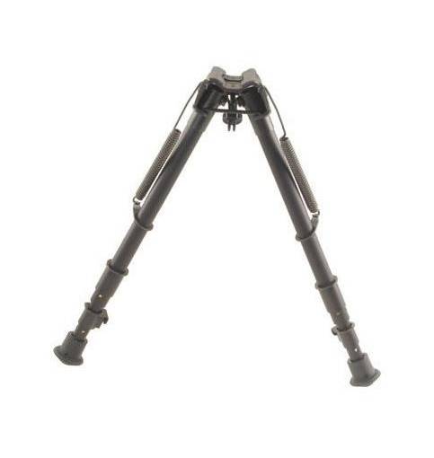 Harris 1A2 Series 12 to 25 Inch Bipod Smooth Leg Fixed Base