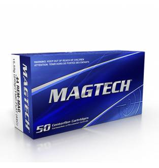 Magtech .44 RemMag FMJ Flat 240-grn Cartridges (Box of 50)