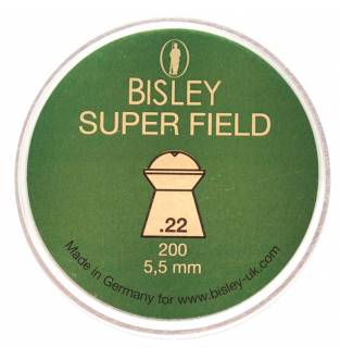 Bisley Superfield .22 Cal Tin of 200