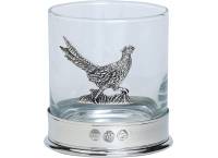 Whisky Glass Running Pheasant