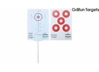 Gr8fun Pellet Drop Targets Pack of 100 with 10 Holders