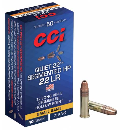 CCI .22 LR Quiet 40gr 710 Hollow Point | Shooting Sports UK