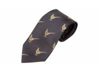 Bisley Silk Pheasant Tie Navy