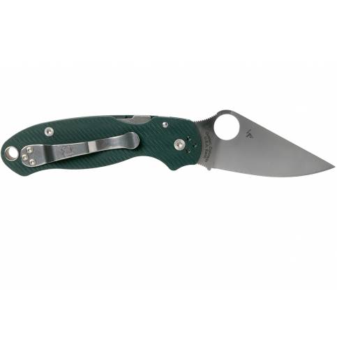 Spyderco Para 3 Forest Green Sprint Run pocket knife CPM S45VN C223GPFGR