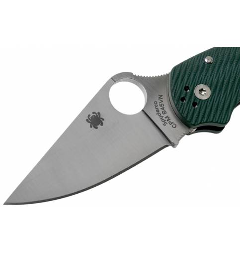 Spyderco Para 3 Forest Green Sprint Run pocket knife CPM S45VN C223GPFGR