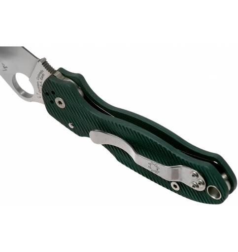 Spyderco Para 3 Forest Green Sprint Run pocket knife CPM S45VN C223GPFGR