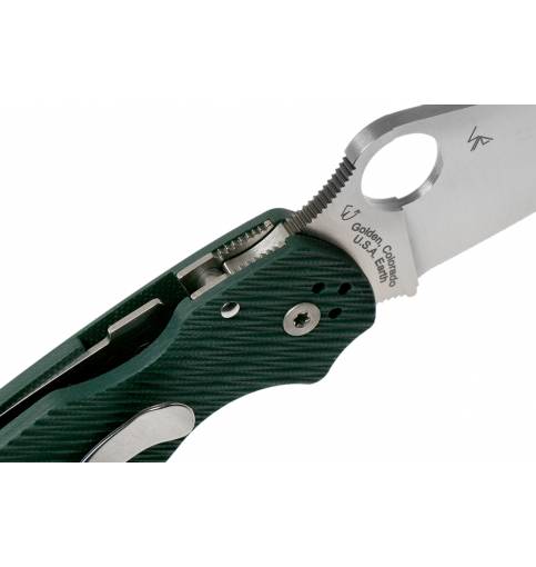 Spyderco Para 3 Forest Green Sprint Run pocket knife CPM S45VN C223GPFGR