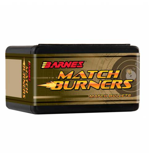 Barnes  Match Burner Boat Tail 30 Cal 155gr (Box of  100)