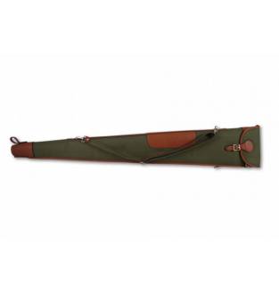 Maremanno Green Canvas And Leather Shotgun Slip