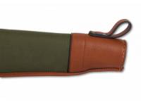 Maremanno Green Canvas And Leather Shotgun Slip