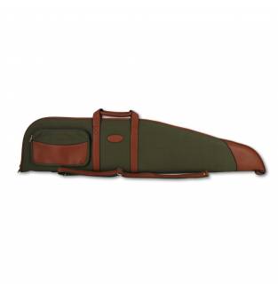 Maremmano Green Canvas And Leather Scoped Rifle Slip