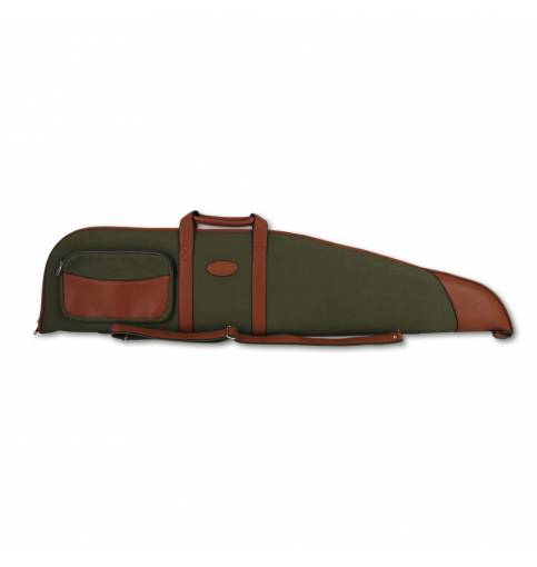 Maremmano Green Canvas And Leather Scoped Rifle Slip