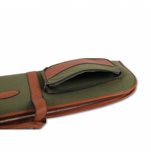 Maremmano Green Canvas And Leather Scoped Rifle Slip