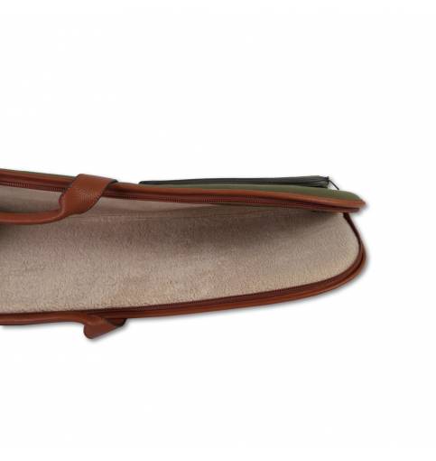 Maremmano Green Canvas And Leather Scoped Rifle Slip