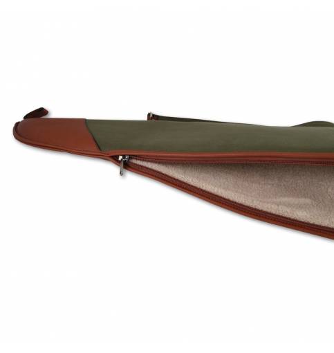 Maremmano Green Canvas And Leather Scoped Rifle Slip