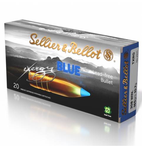 Sellier & Bellot eXergy Blue .308 win 165gr TXRG (Box of 20)