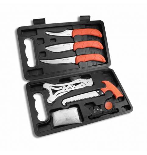 Outdoor Edge Jaeger Pak 8 Piece Field Butchery Kit