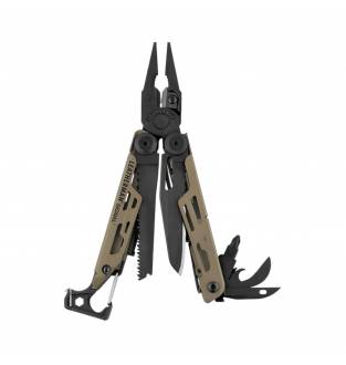 Leatherman Signal Coyote & Black with Nylon Sheath - Standard Box