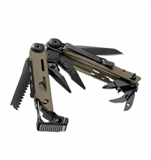 Leatherman Signal Coyote & Black with Nylon Sheath - Standard Box