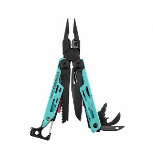 Leatherman Signal Aqua Cerakote with Nylon Sheath - Standard Box