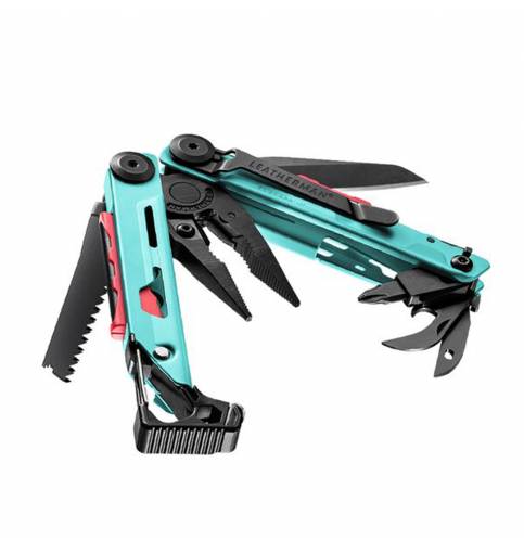 Leatherman Signal Aqua Cerakote with Nylon Sheath - Standard Box