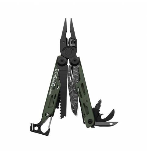 Leatherman Signal Topo Green with Nylon Sheath - Standard Box